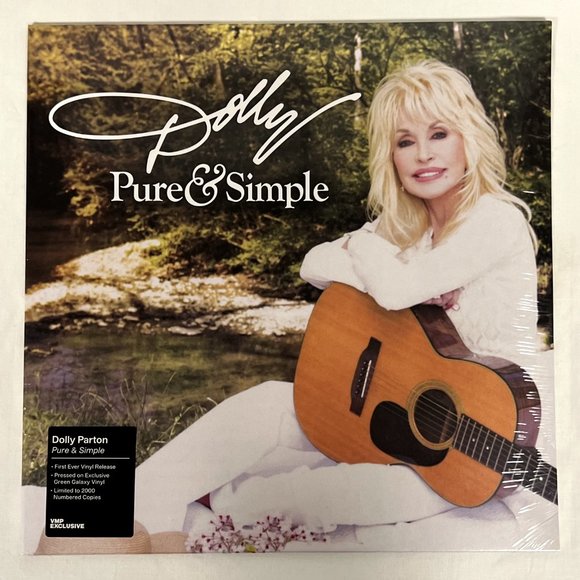 Dolly Parton Pure & Simple LP ~ Exclusive Colored Vinyl ~ Numb/Ltd Ed of 2,000 - Picture 2 of 2